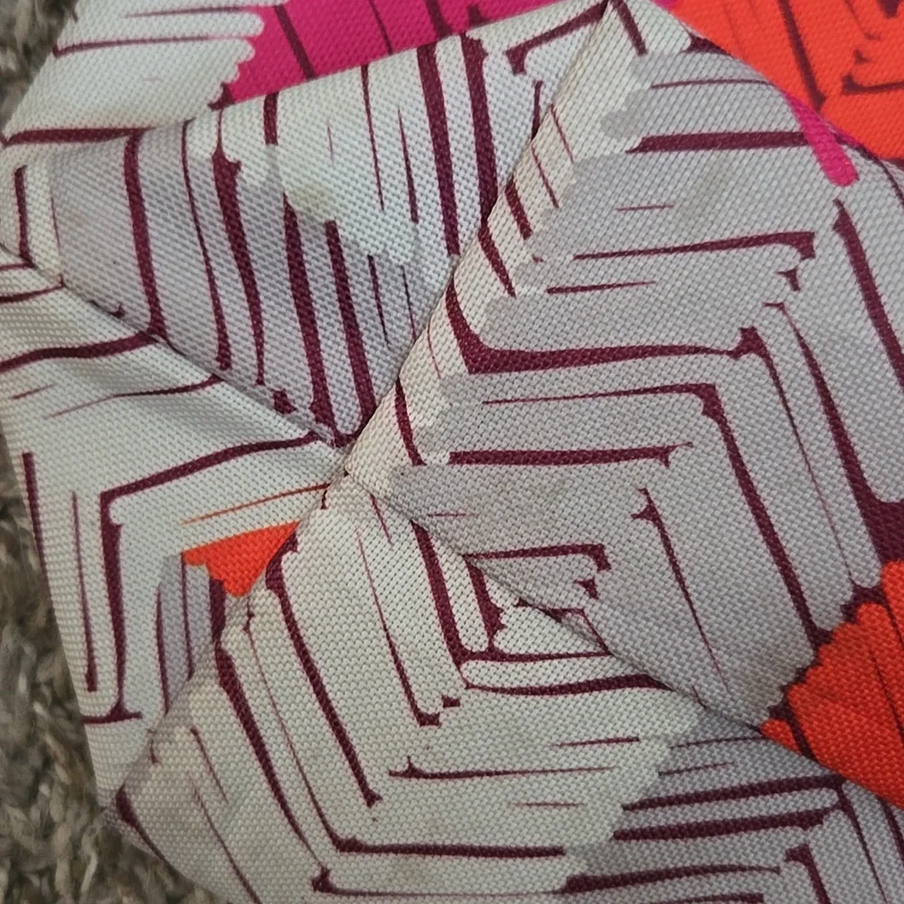 🏖Thirty One Bright Chevron Thermal Lunch Sack/Bag - Machine Washable Minor Wear